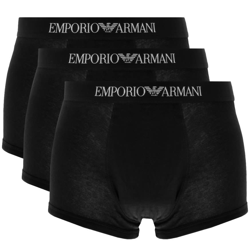 Alternative Image for ProductEmporio Armani Underwear 3 Pack Trunks Black1